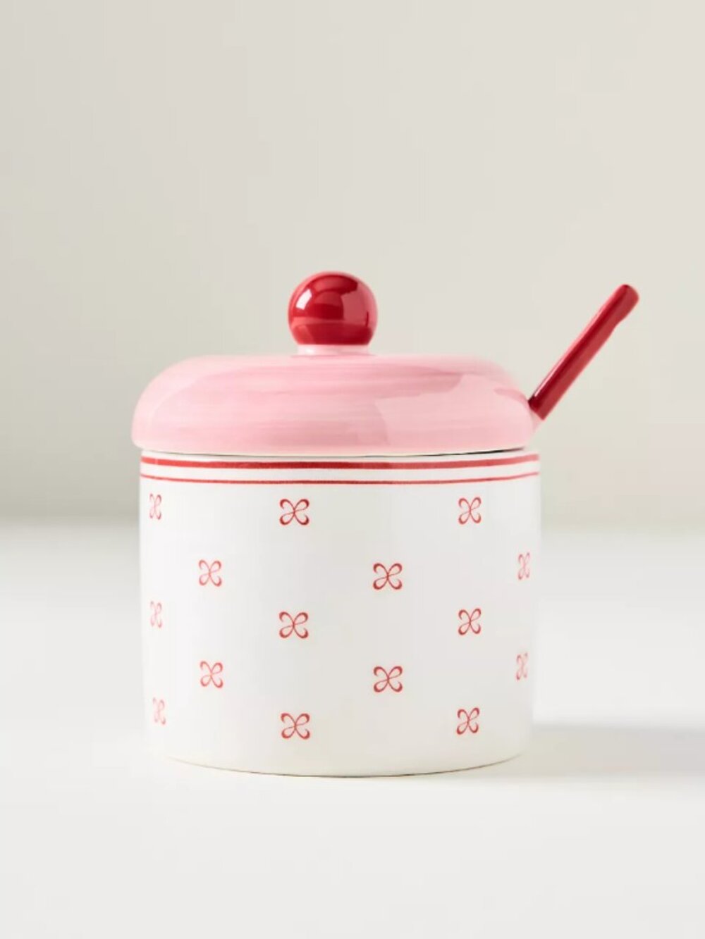 Anthropologie Maeve Stoneware Sugar Bowl & Spoon - New in Box - Picture 3 of 6